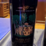 A wine bottle: Frank Family 2019 Zinfandel