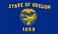 The state flag of Oregon.