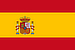 The flag of Spain.