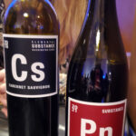 Two wine bottles: Substance Cabernet Sauvignon and Pinot Noir