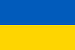 The flag of Ukraine.